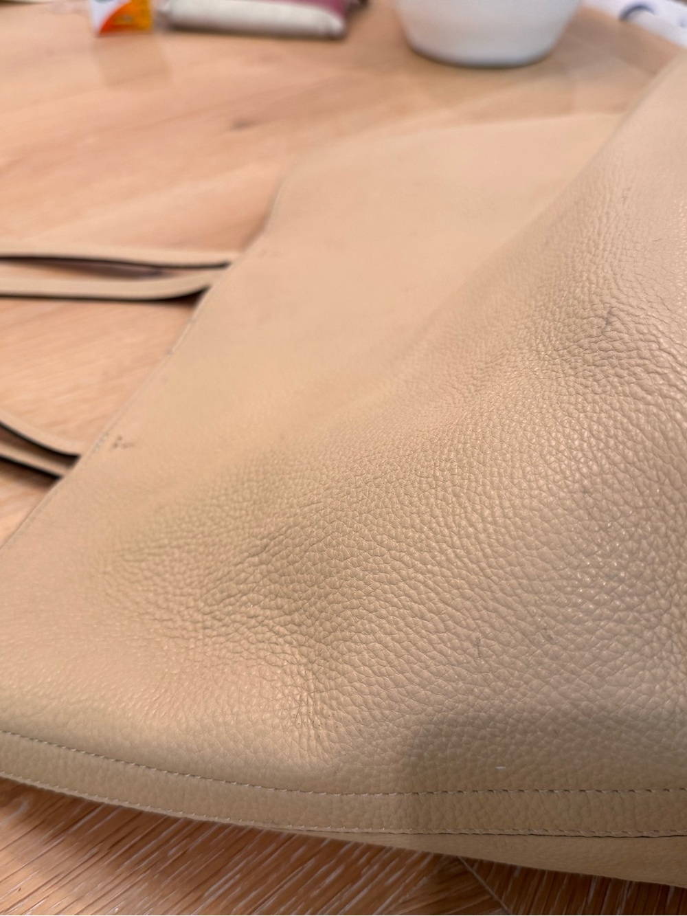 Tory Burch Beige Leather Tote Bag - Picture 11 of 13